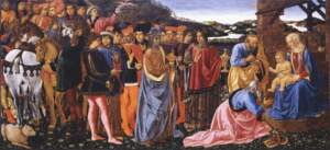 Cosimo Rosselli, Adoration of the Magi, Uffizi Gallery