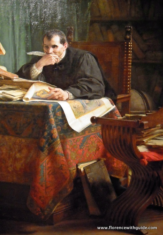 Machiavelli nel suo studio Stefano Ussi 1894