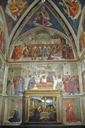 Domenico Ghirlandaio Cappella Sassetti a Santa Trinita