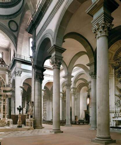 Brunelleschi Santo Spirito Interno