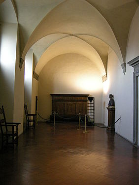 interno cancelleria della repubblica fiorentina in Palazzo Vecchio