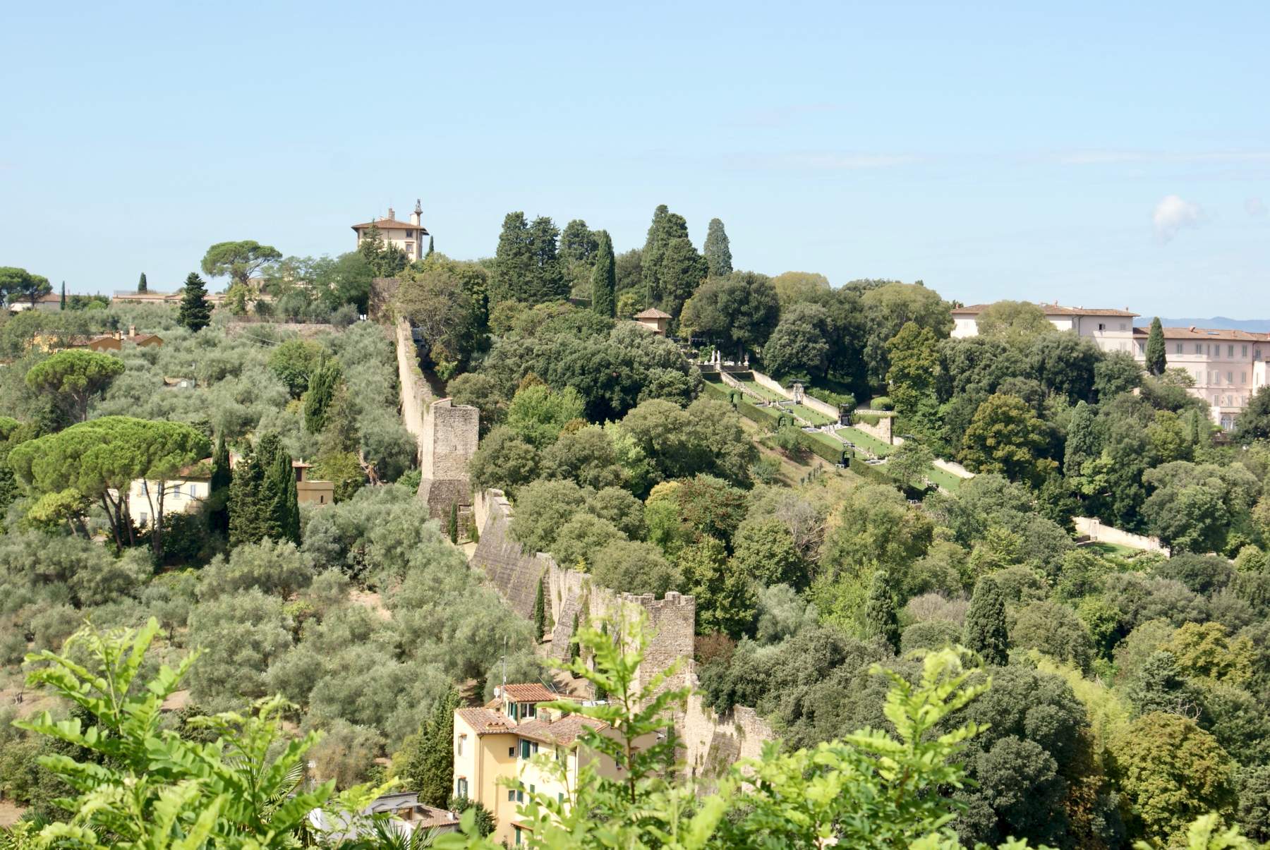 Mura di Firenze viste da Piazzale Michelangelo