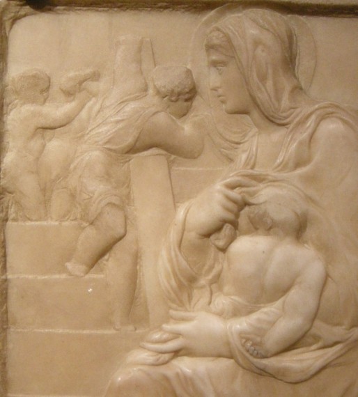 Michelangelos Relief der ‚Madonna della Scala‘